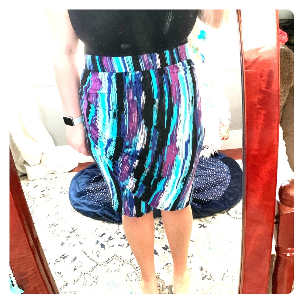Multi colored skirt